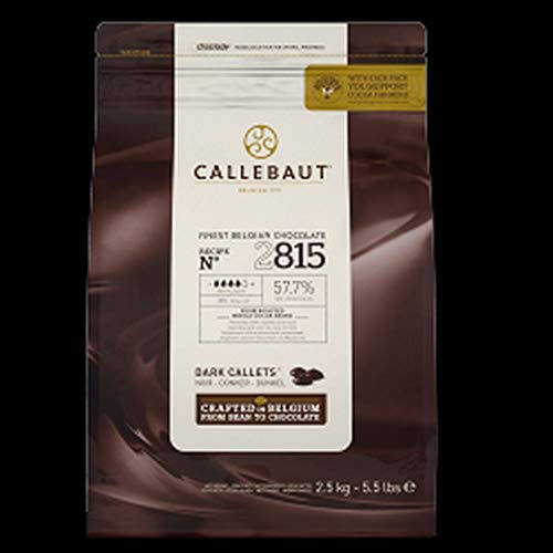 Callets dunkle Kuvertüre 57,7%, 2,5 kg, Callebaut, Schokoladenchips No.2815 von Callebaut