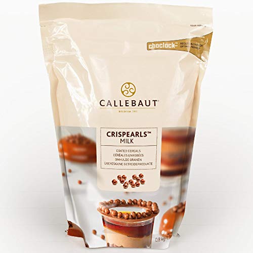 Crispearls, knusprige Perlen mit Kekskern, Vollmilch, 30% Kakao, Callebaut, 800g von Callebaut