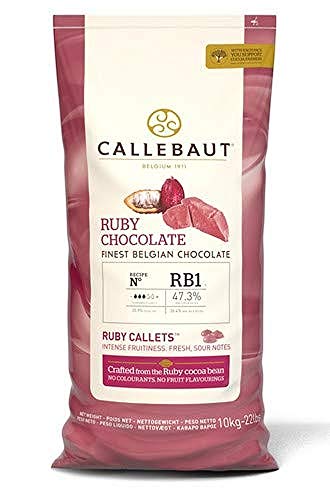 Ruby - Rosa Schokolade (47,3%), Callets Couverture, 10kg, Callebaut, 10 kg von Callebaut