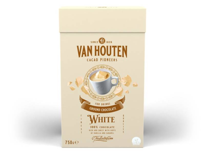 Van Houten Trinkschokolade Weiß 750g von Callebaut