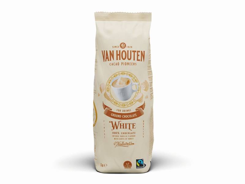 Van Houten Trinkschokolade Weiß 1kg von Callebaut