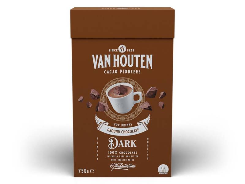 Van Houten Trinkschokolade Zartbitter 750g von Callebaut
