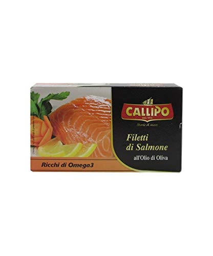Filetti Di Salmone All'olio Di Oliva Callipo 120 G Filetti Di Salmone All'olio Di Oliva Callipo 120 G von Callipo