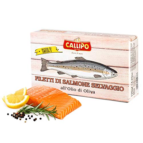 Filetti Di Salmone All'olio Di Oliva Callipo 120 G von Callipo