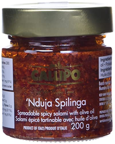 Nduja Brosche 200 g (Glas) von Callipo