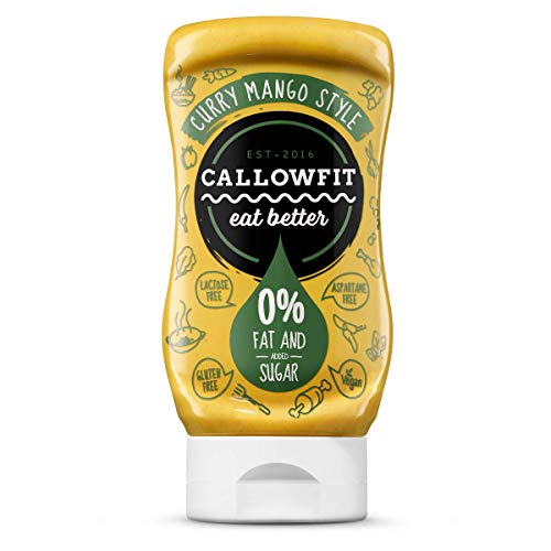 CALLOWFIT - Low Carb Sauce 0% Fat & Zucker - Diätsoße - CURRY MANGO STYLE 300ml von Callowfit