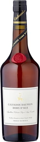 Dauphin Calvados Hors d‘Age – Lang gereifter, fruchtbetonter Apfelbrand aus der Normandie mit 40% vol. (1 x 0,7l) von Calvados Dauphin