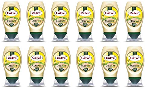12 x Calve Calvè Classic Mayonnaise Squeeze Mayo Classic Pommes Sauce Tisch Saucen 250 ml 12 x Calve Calvè Classic Mayonnaise Squeeze Mayo Classic Pommes Sauce Tisch Saucen 250 ml von Calvè