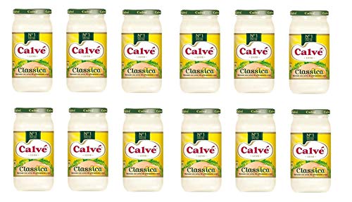 12x Calve Calvè Klassik Mayonnaise mayo classic Fritessoße Soße Würzsaucen Sauce glass 500ml 12x Calve Calvè Klassik Mayonnaise mayo classic Fritessoße Soße Würzsaucen Sauce glass 500ml von Calvè