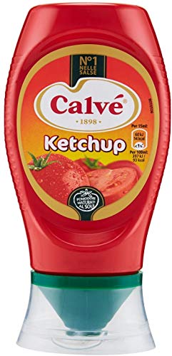 12x Calvé Ketchup Squeeze FritesSoße Tafelsauce natürliche Inhaltsstoffe 250ml von Calvé