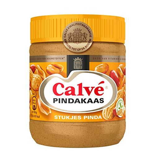 Calve - Erdnussbutter mit Nussstücken - 350g - Packung à 3 Stück von Calvé