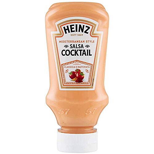 3 x Heinz Salsa Cocktail Mediterrean Style Classica e Raffinata Tischsoßen Cocktail Sauce Salat Sauce Top Down 220 ml von Calvè