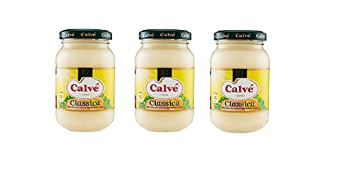 3x Calvè Klassik Mayonnaise mayo classic Fritessoße Soße Sauce glass Würzsaucen 225ml von Calvè