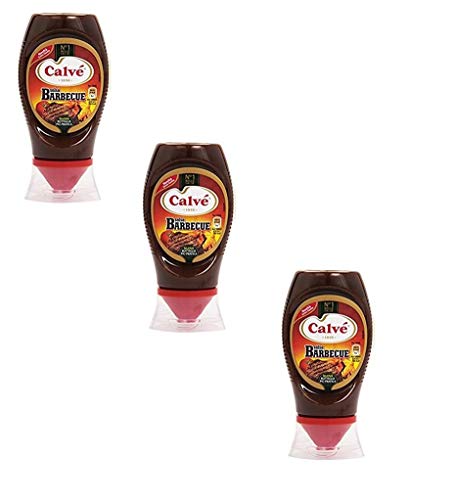 3x Calvé Salsa Barbecue gusto extra Fritessoße Soße Party Sauce Italian extra Geschmack 250ml von Calvé