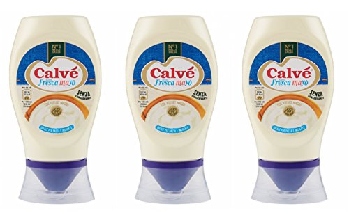 3x Calvè bontà fresca mayo mit fettarmem Joghurt würzen squeeze sauce 225 ml 3x Calvè bontà fresca mayo mit fettarmem Joghurt würzen squeeze sauce 225 ml von Calvé