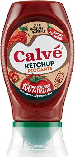 6x Calvé GEWÜRZ KETCHUP piccante Fritessoße Soße Sauce 250ml von Calvè