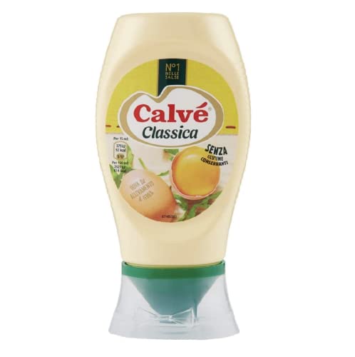 6x Calvé Klassik Mayonnaise Fritessoße Soße Sauce 250ml mit Eiern aus Nährboden von Calvè