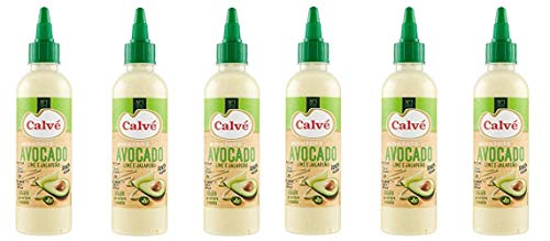 6x Calvé Salsa al gusto di Avocado Lime e Jalapeño Avocadosoße glutenfrei Sauce ideal für gemüse und salate 215ml 6x Calvé Salsa al gusto di Avocado Lime e Jalapeño Avocadosoße glutenfrei Sauce ideal für gemüse und salate 215ml von Calvé
