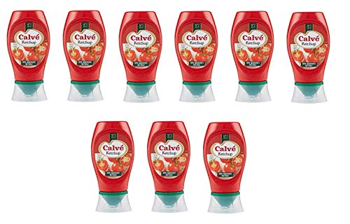 9x Calvé Ketchup Squeeze FritesSoße Tafelsauce natürliche Inhaltsstoffe 250ml von Calvé