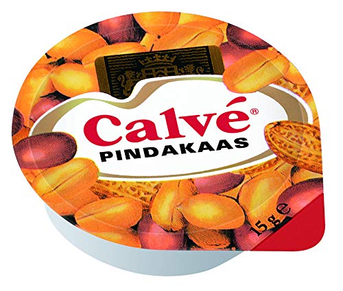 Calvé Erdnussbutter 200 x 15g, 1er Pack (1 x 3 kg) von Calvé