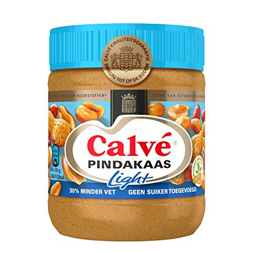 Calvé - Erdnussbutter Light - mit 30% weniger Fett und ohne Zuckerzusatz- 350g von Calvé