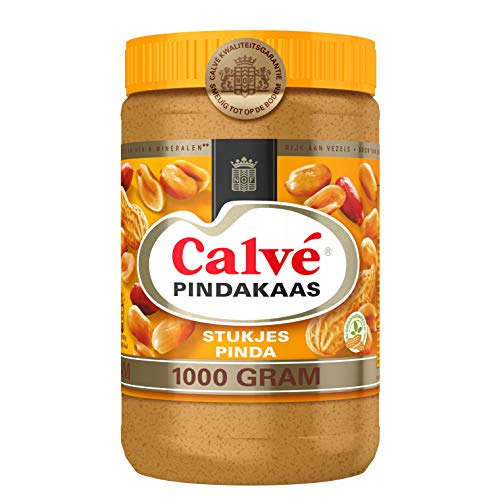 Calvé - Erdnussbutter mit Nussstücken - 1000g von Calvé