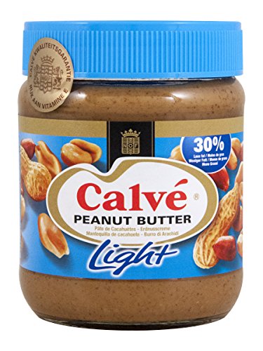 Calve Erdnussbutter Light 350 g - mit 30% weniger Fett und ohne Zuckerzusatz von Calve