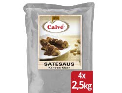 Calve Satay Sauce 2,5 kg pro Beutel, Box 4 Beutel von Calve