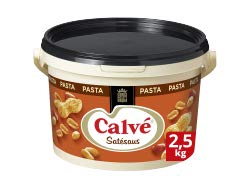 Calve Satay Sauce Pasta, 2,5 kg Eimer von Calve