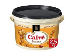 Calve Satay Sauce essfertig, 2,5 kg Eimer von Calve