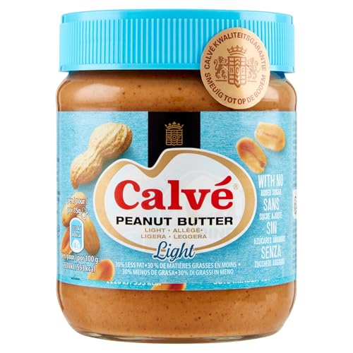 Leichte Erdnussbutter | Calvé | Erdnussbutter Light | Gesamtgewicht 350 Gramm von Calvé