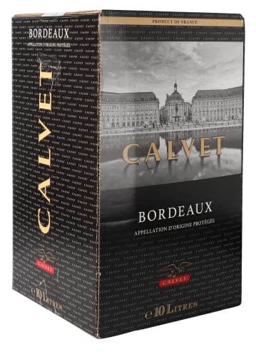 Calvet - Bordeaux AOP Rotwein - Frankreich - Bag in Box BIB 10L (1 x 10L) von Calvet