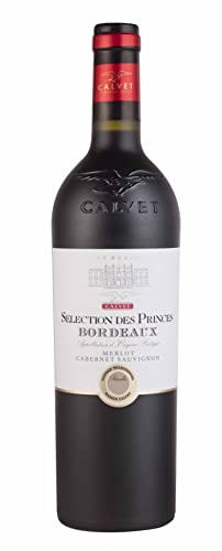Calvet - Selection des Princes, Merlot Cabernet Sauvignon Rotwein aus Bordeaux (1 x 0.75 l) von Calvet
