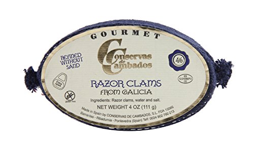 Navajas - Premium Razor Clams in Brine von Cambados