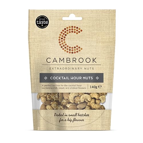 Cambrook - Cocktail Hour Nuts, würzige, rauchige und karamellisierte Nussmischung, 140-g-Beutel Cambrook - Cocktail Hour Nuts, würzige, rauchige und karamellisierte Nussmischung, 140-g-Beutel von Cambrook