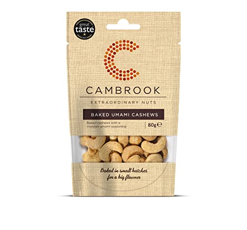 Cambrook - Gebackene Umami-Cashewnüsse, 80g-Beutel Cambrook - Gebackene Umami-Cashewnüsse, 80g-Beutel von Cambrook