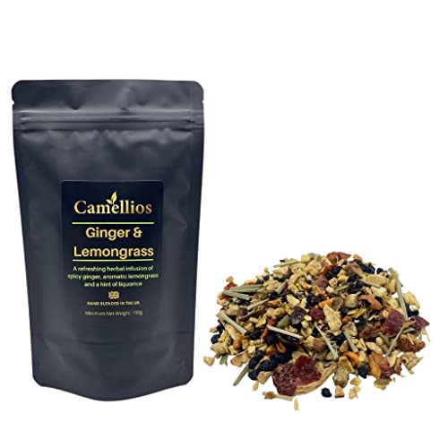 Ingwer- und Zitronengras-Tee, Kräuter-Tee, lose Blätter, Kamelios (1 kg) von Camellios