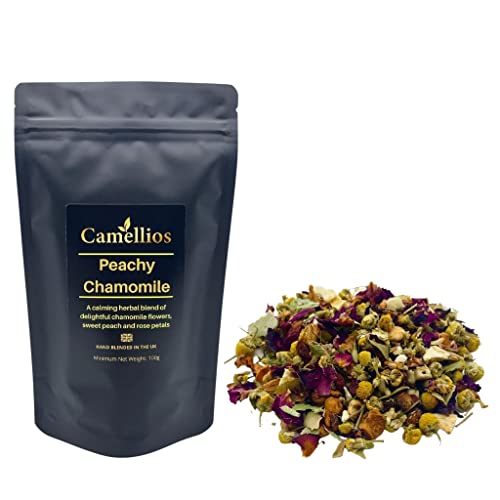 Peachy Chamomile Tea, Kräutertee (100 g) von Camellios