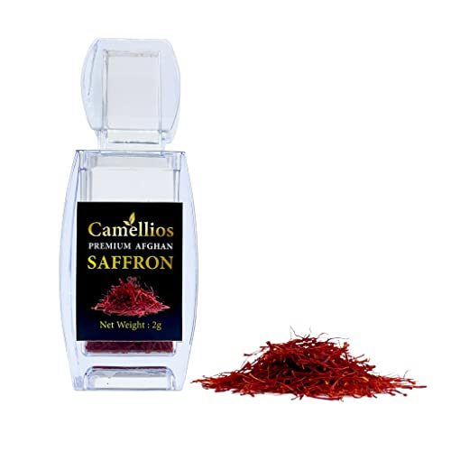 Safran, Premium afghanischer Safran, 100% natürlich, höchste Qualität, Kamelien, 2 g von Camellios