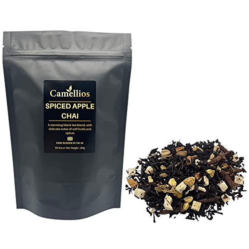 Spiced Apple Chai, schwarzer Tee mit losen Blättern, Camellios (200 g) von Camellios