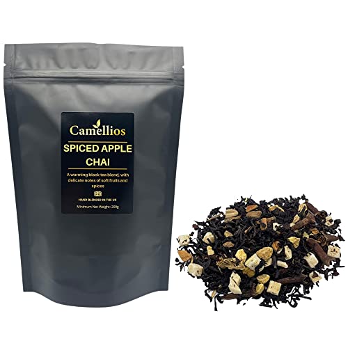 Gewürzapfel Chai, Schwarzer loser Blatt-Tee, Camellios (200g) von Camellios