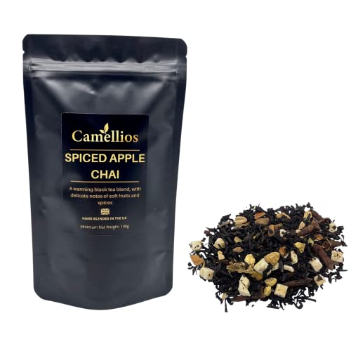Spiced Apple Chai, schwarzer Tee mit losen Blättern, Camellios (500 g) von Camellios