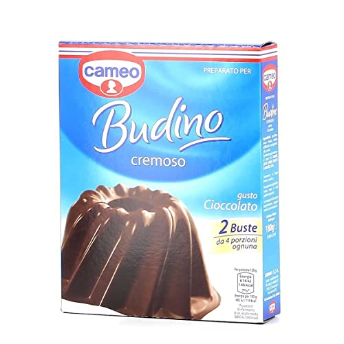 3x Cameo Budino cremig Pudding schokolade istant chocolate 180g 2 Beutel von Cameo