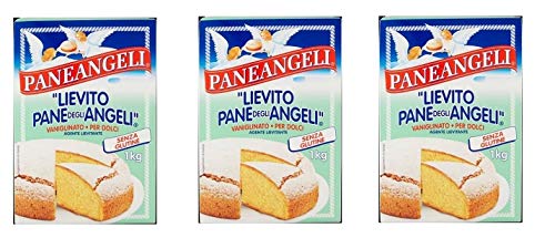 3x Cameo Paneangeli Lievito Vanigliato per Dolci Italienische Vanille hefe für Kuchen Glutenfrei 1Kg Backmischung von Cameo