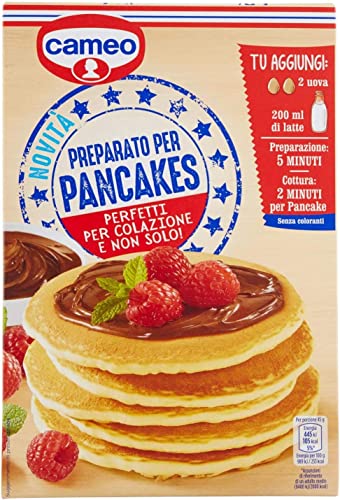 3x Cameo Preparato per Pancakes zubereitet für Pfannkuchen 250g von Cameo