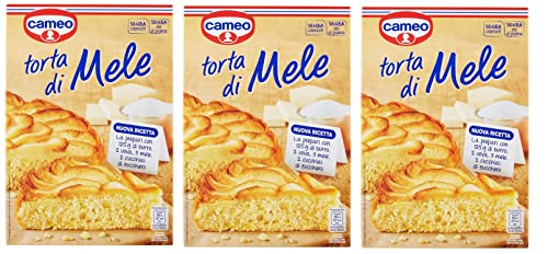 3x Cameo Preparato per Torta di Mele Vorbereitet für Apfelkuchen Produkte für Gebäck 308g Mischung für Kuchen von Cameo
