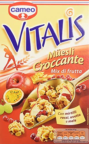 3x Cameo Vitalis Muesli Croccante Frutta Mix Cerealien Fruchtmischung 300g von Cameo