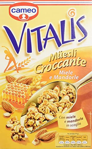 3x Cameo Vitalis Muesli Croccante miele e mandorle Cerealien Honig, Mandeln 300g 3x Cameo Vitalis Muesli Croccante miele e mandorle Cerealien Honig, Mandeln 300g von Cameo