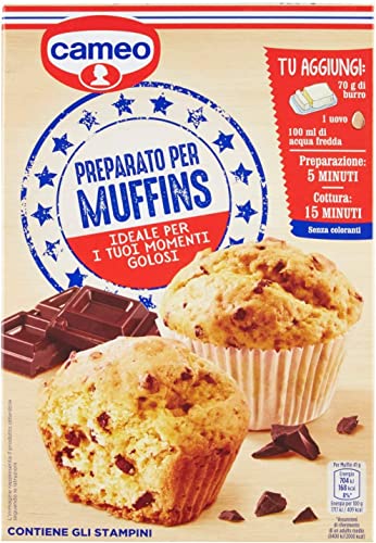 6x Cameo Cameo Preparato per Muffins Vorbereitet für Muffins 370g von Cameo