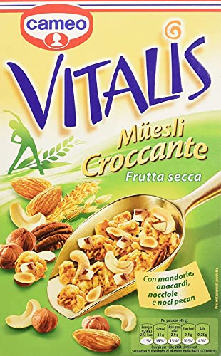 6x Cameo Vitalis Muesli Croccante Frutta Secca Cerealien getrocknete Früchte 300g 6x Cameo Vitalis Muesli Croccante Frutta Secca Cerealien getrocknete Früchte 300g von Cameo